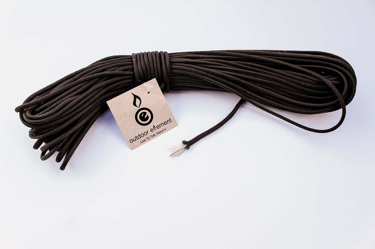 Custom Survival Paracord 100' - With Fire Starter & Fishing Lines
