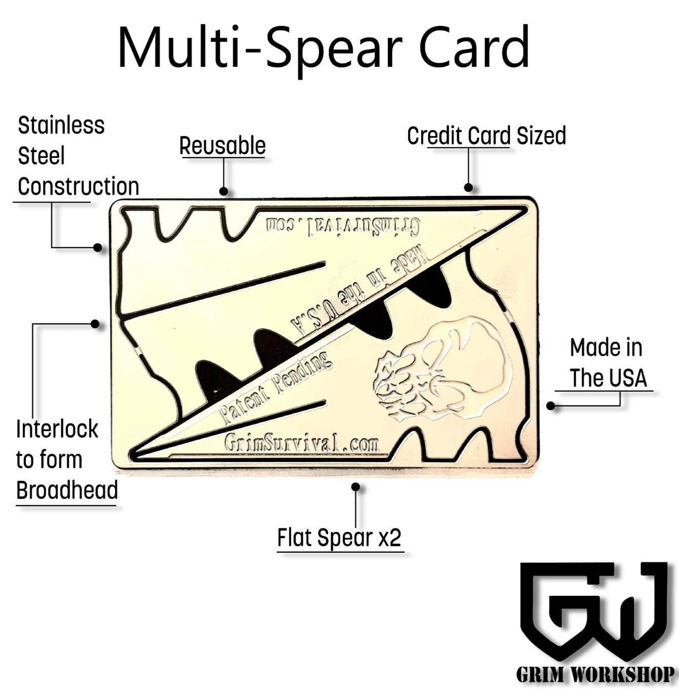 Multi Spear Survival Card : Survival Spearhead Set