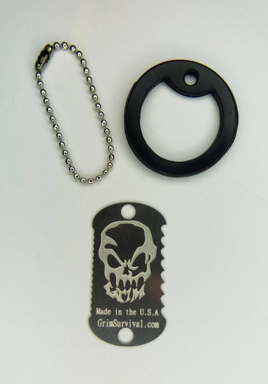 Dog Tag Saw : EDC Saw Necklace