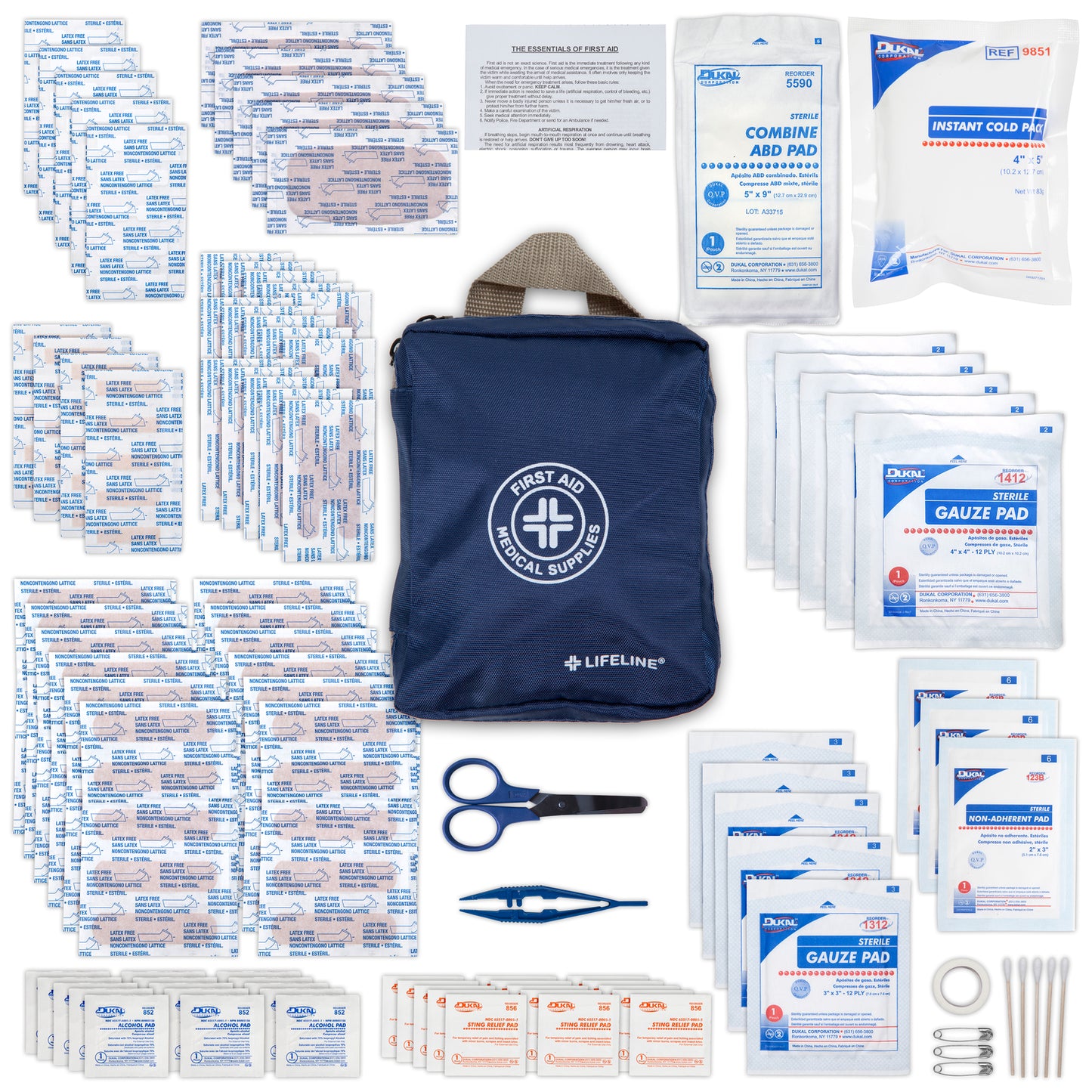 200 Piece Essential First Aid Kit