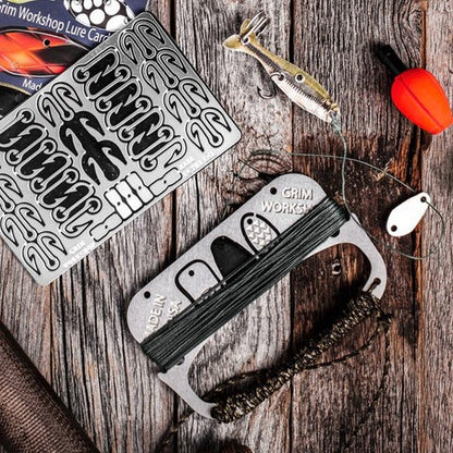 credit card fishing hooks Specialty Hook Fishing Survival Card – Blackwater Bay Mercantile