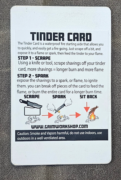 Quick Start Tinder Card 3 Pack