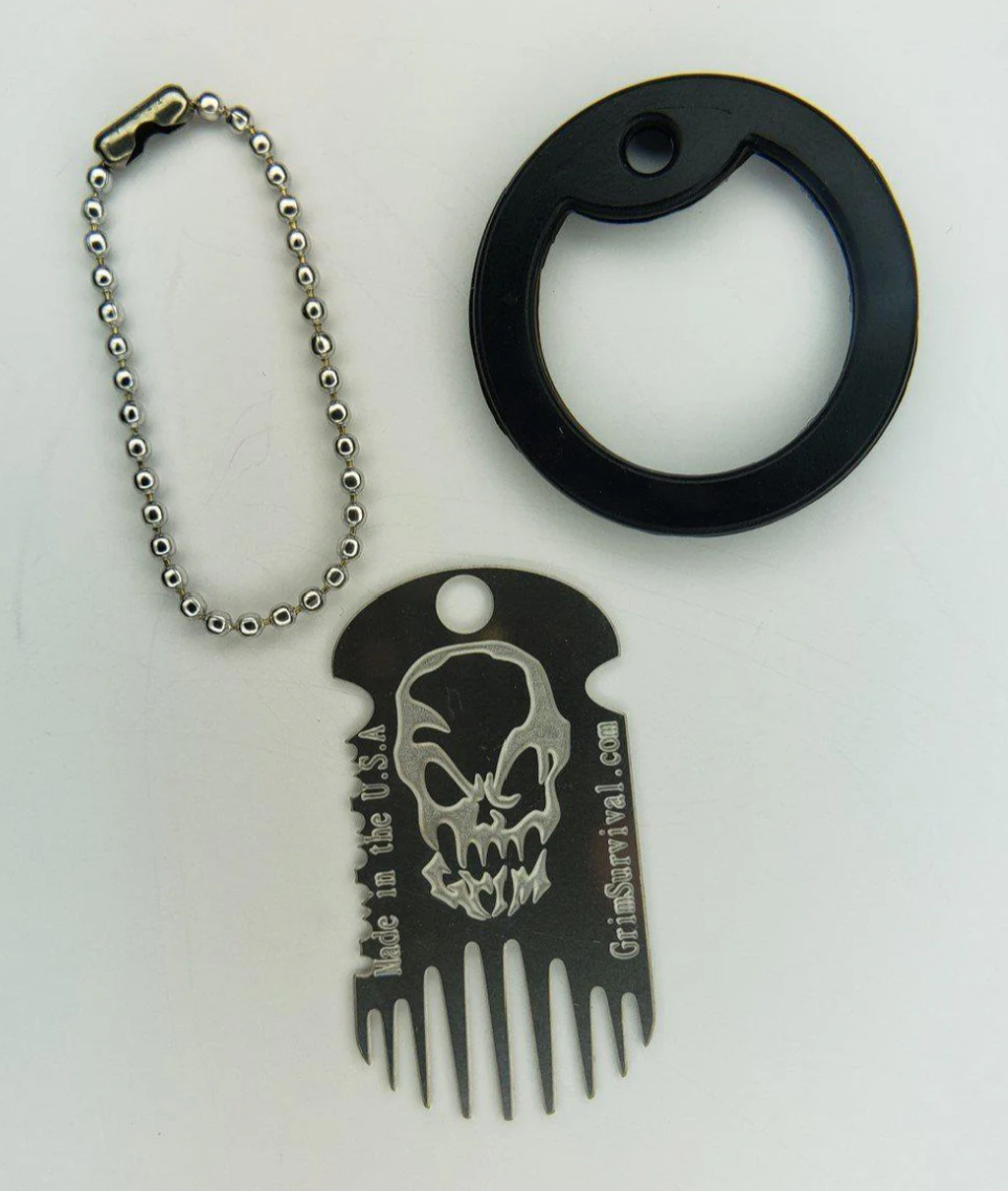 Metal Spork Dog Tag Necklace