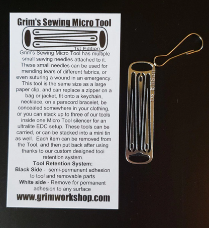 Sewing Needle Micro Tool: Mini Sewing Kit