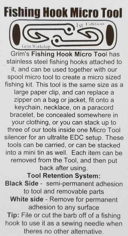 Fishing Hook Micro Tool: Micro Fishing Kit