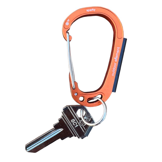 Sparky & Scratch Key Carabiner